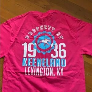 Keeneland Horse Racing Lexington Ky Tshirt Pink